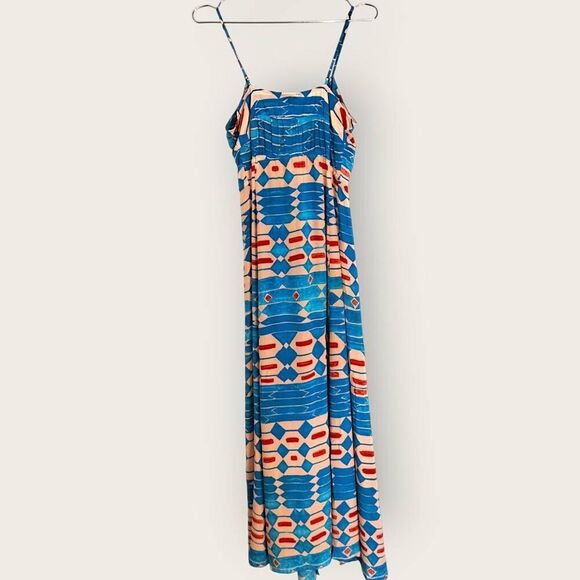 Plenty Tracy Reese Womens Dress Sz M Maxi Swiftie Silk Anthropologie Bohemian - Picture 2 of 15